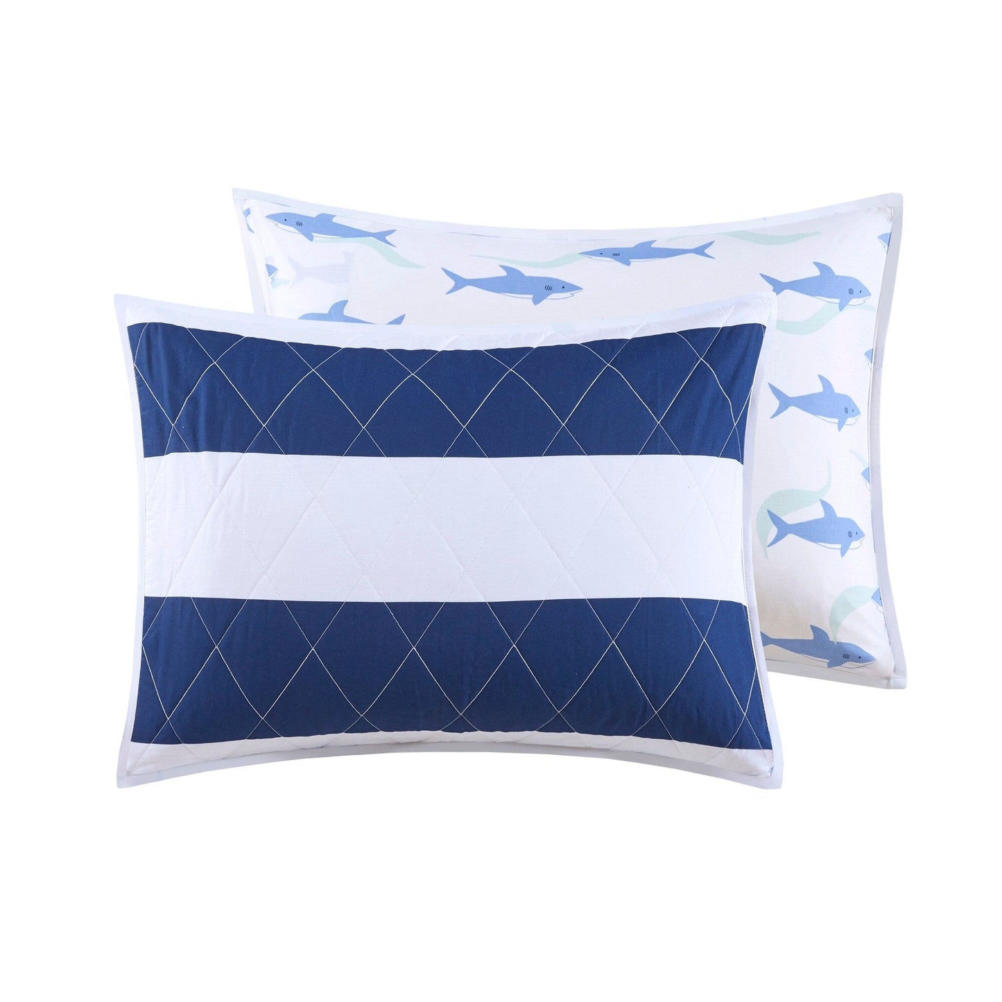 Set trapunta reversibile a righe Dakota Cotton Cabana di Urban Habitat Kids