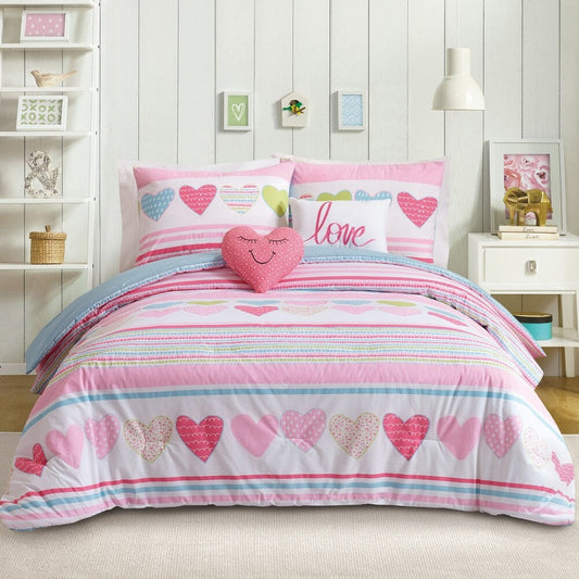 Set copripiumino Daphne Urban Playground con 2 cuscini decorativi