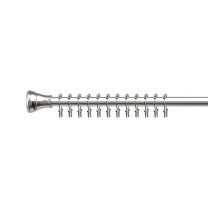 Ganci per tenda da doccia con doppio rullo a sfera in acciaio inox Utopia Alley, set da 12