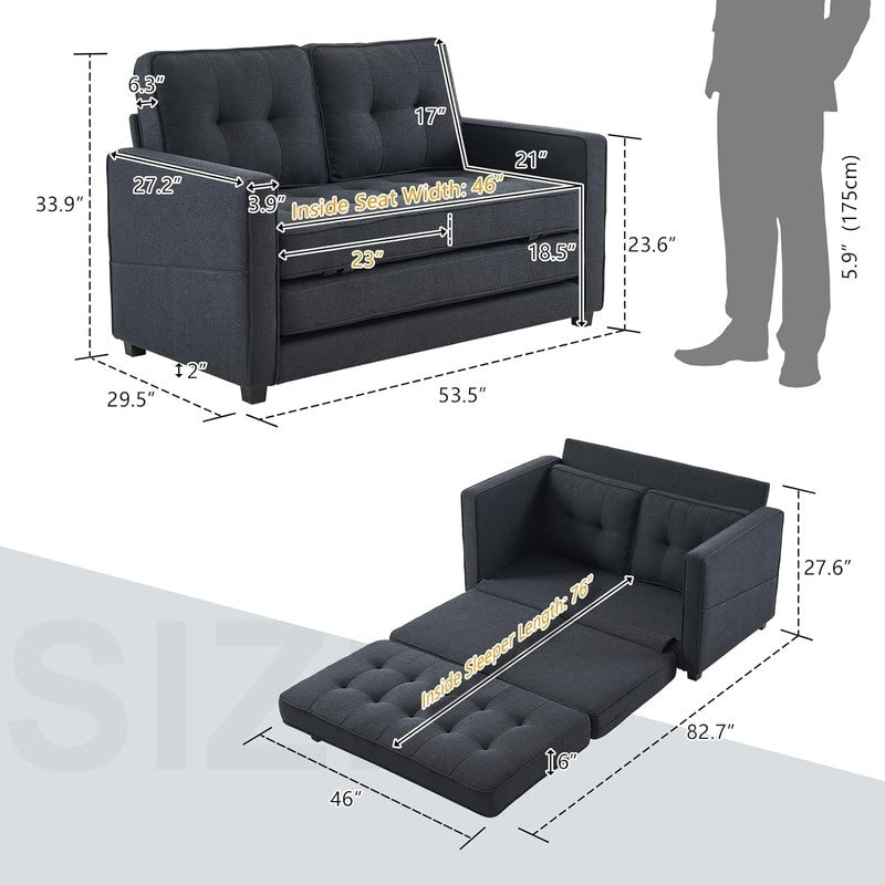 Divano letto a due posti VINGLI
