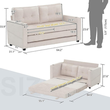 Divano letto a due posti VINGLI