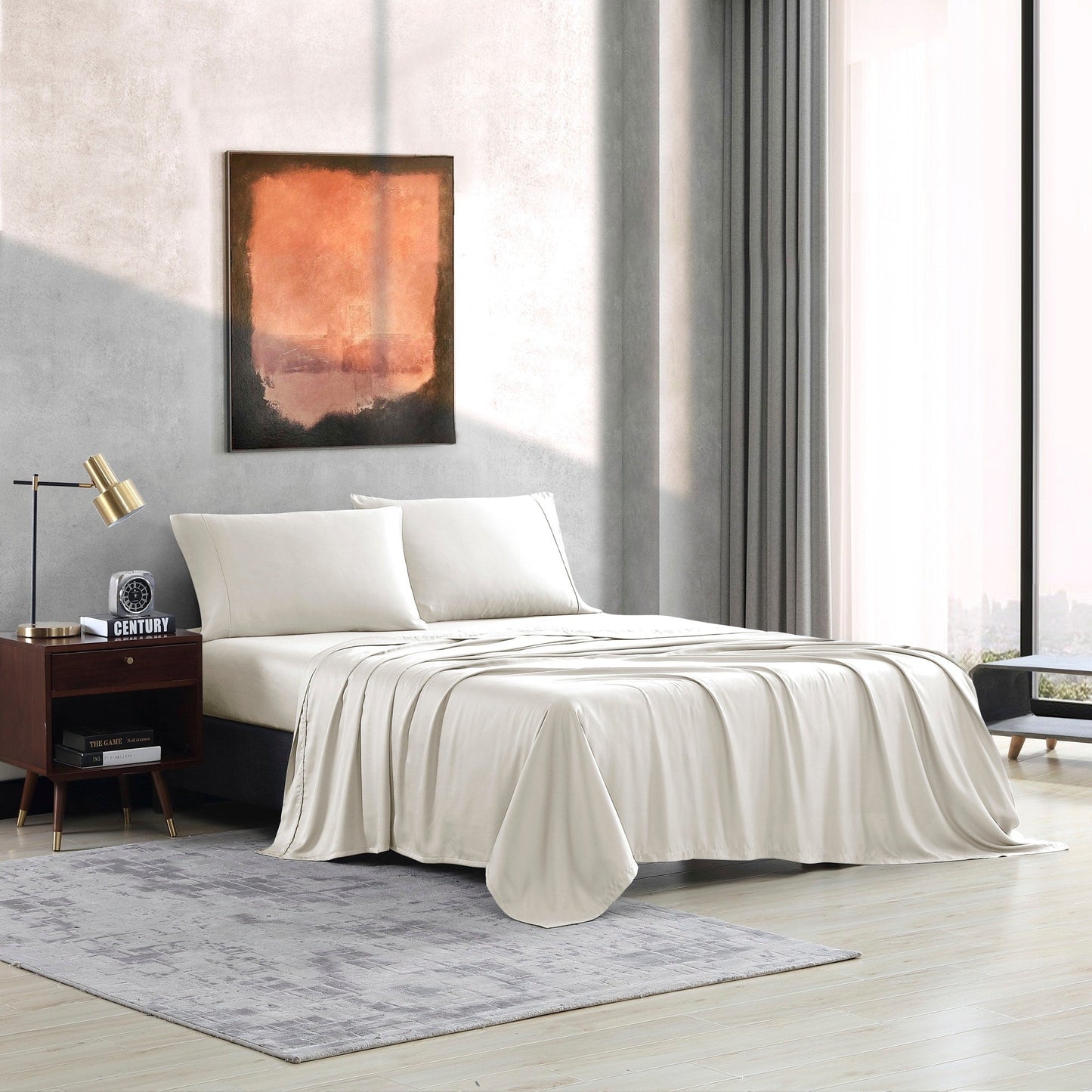 Set lenzuola in rasatello modale Valeron TENCEL™