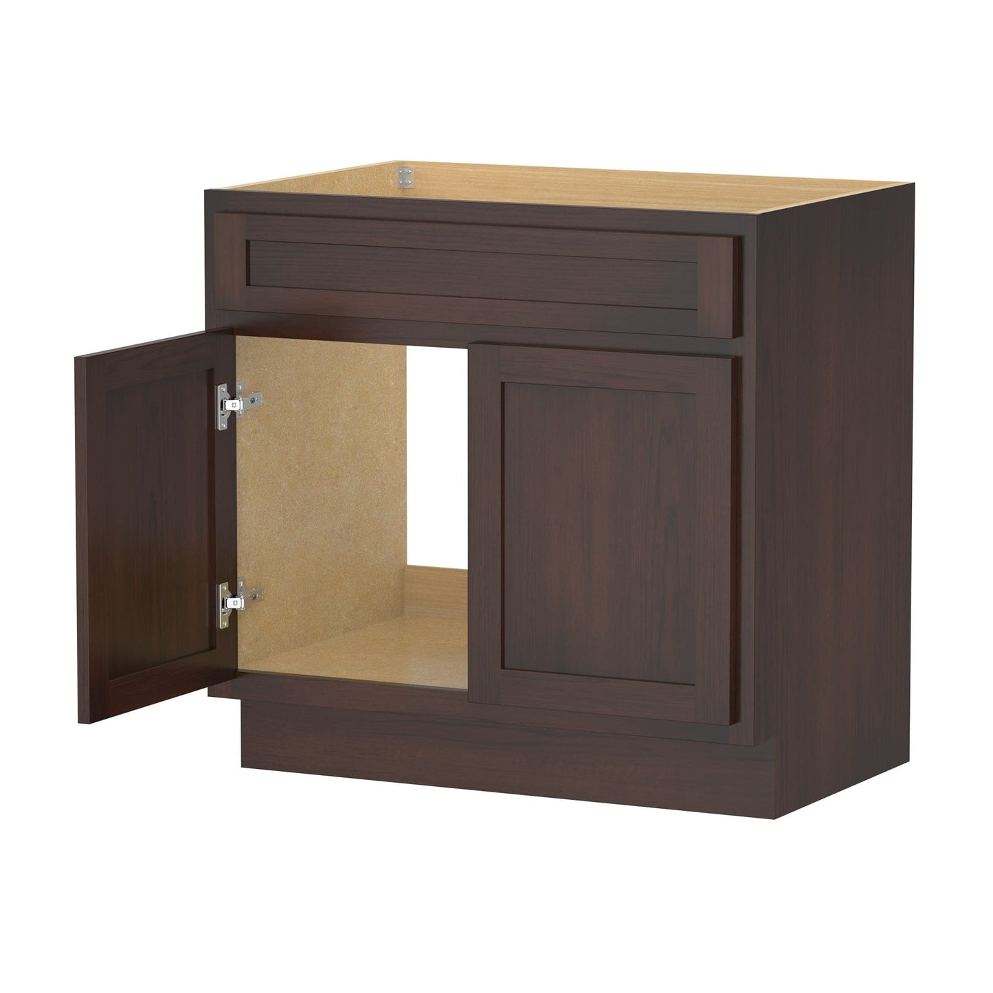 Mobiletto per lavabo da bagno Vanity Art da 36 pollici con lavabo singolo