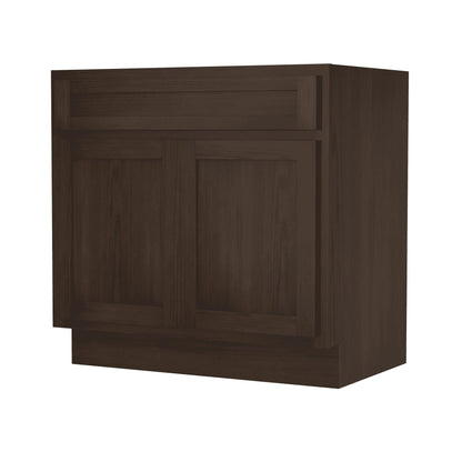 Mobiletto per lavabo da bagno Vanity Art da 36 pollici con lavabo singolo