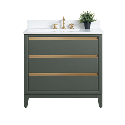 Mobile bagno Vanity Art con lavabo in ceramica e piano in marmo ingegnerizzato