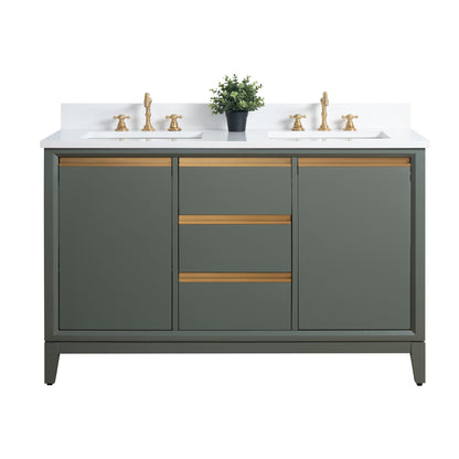 Mobile bagno Vanity Art con lavabo in ceramica e piano in marmo ingegnerizzato