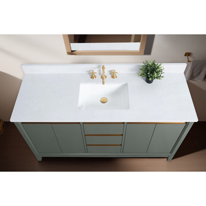 Mobile bagno Vanity Art con lavabo in ceramica e piano in marmo ingegnerizzato