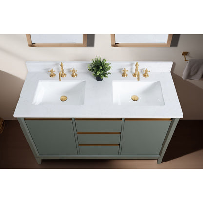 Mobile bagno Vanity Art con lavabo in ceramica e piano in marmo ingegnerizzato
