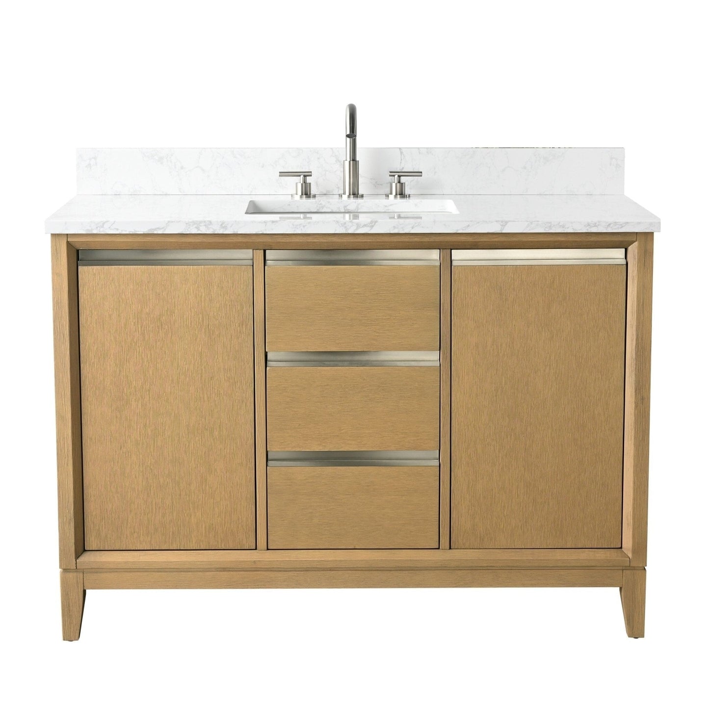 Mobile bagno Vanity Art con lavabo in ceramica e piano in marmo ingegnerizzato