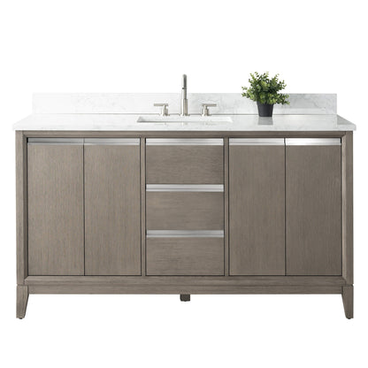 Mobile bagno Vanity Art con lavabo in ceramica e piano in marmo ingegnerizzato