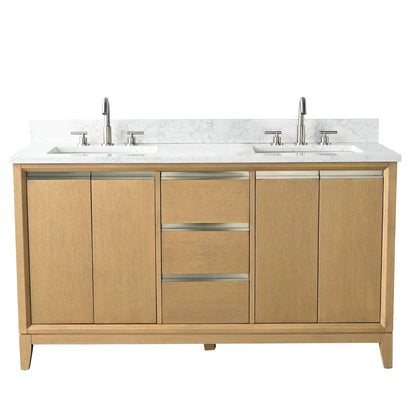 Mobile bagno Vanity Art con lavabo in ceramica e piano in marmo ingegnerizzato