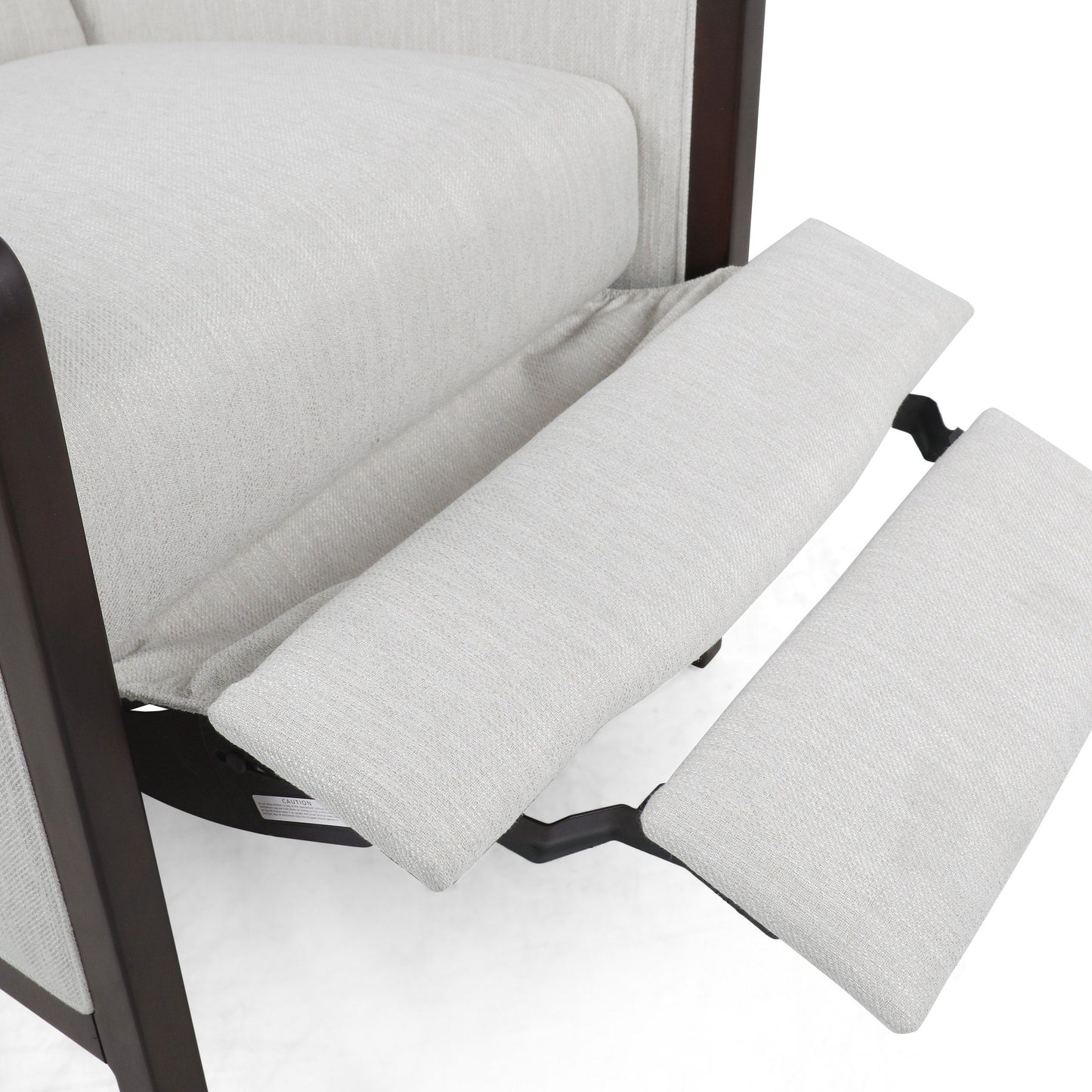 Poltrona reclinabile imbottita contemporanea Veatch Pushback di Christopher Knight Home