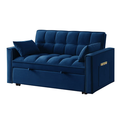 Divano letto estraibile 4 in 1 in velluto