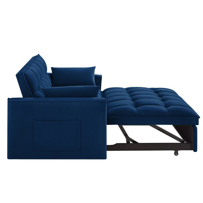 Divano letto estraibile 4 in 1 in velluto