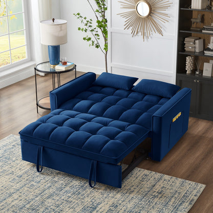 Divano letto estraibile 4 in 1 in velluto