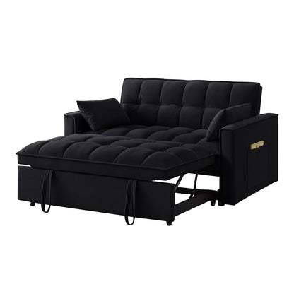 Divano letto estraibile 4 in 1 in velluto