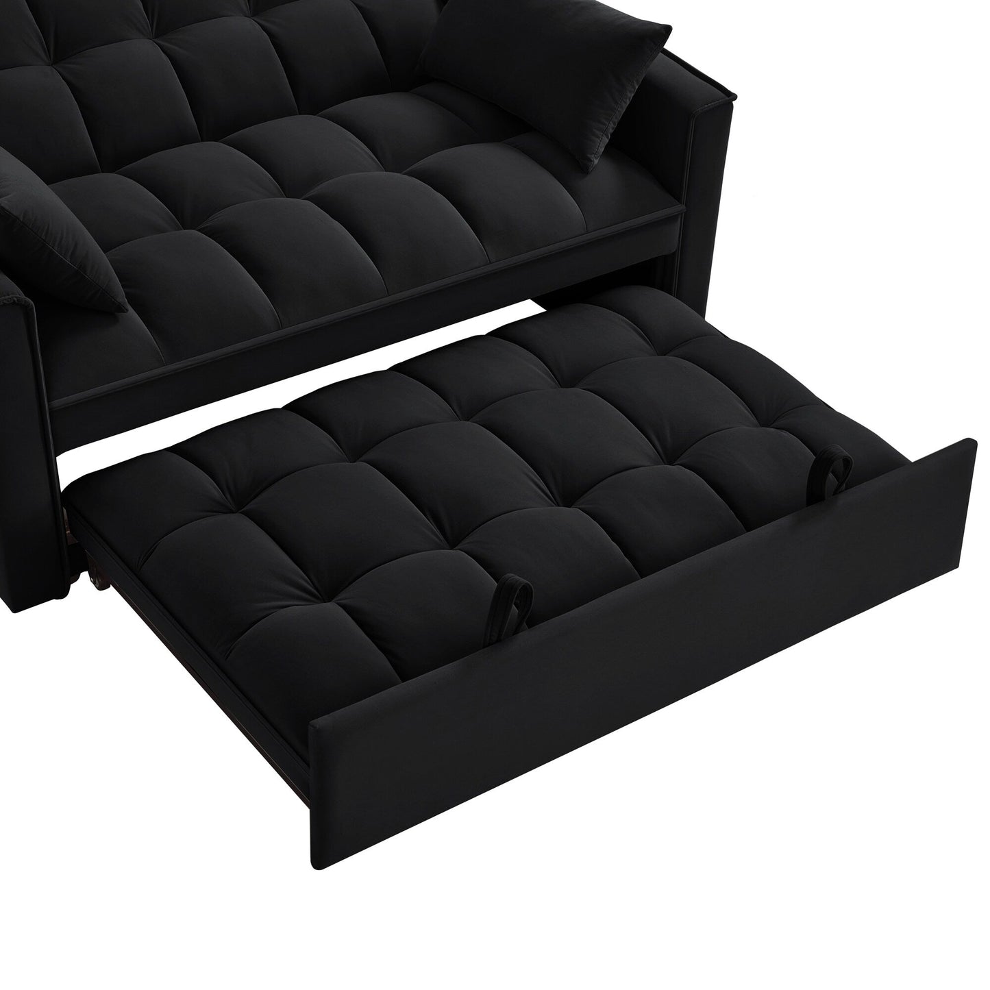 Divano letto estraibile 4 in 1 in velluto