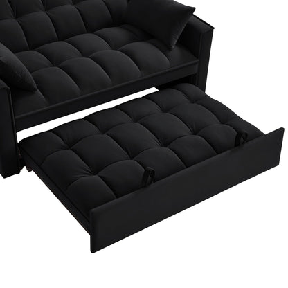 Divano letto estraibile 4 in 1 in velluto