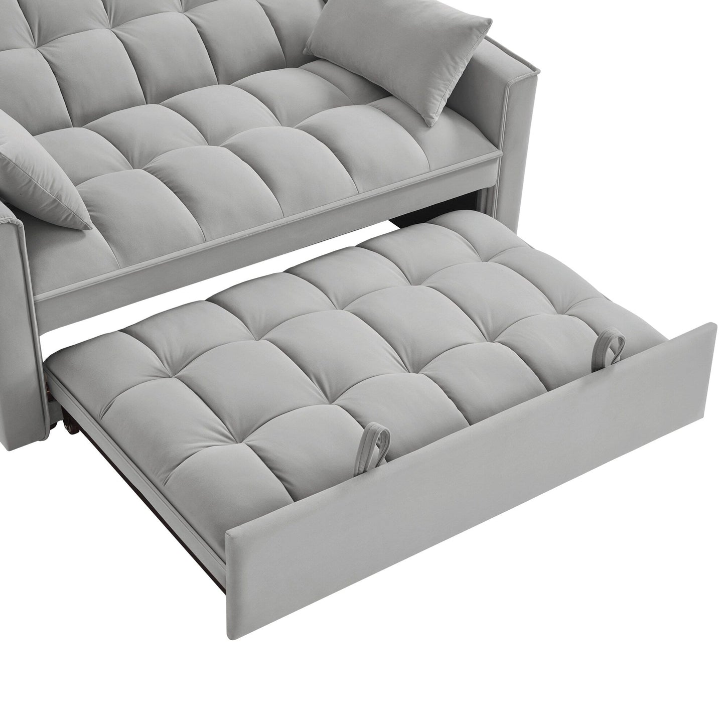 Divano letto estraibile 4 in 1 in velluto