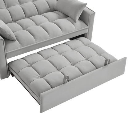 Divano letto estraibile 4 in 1 in velluto