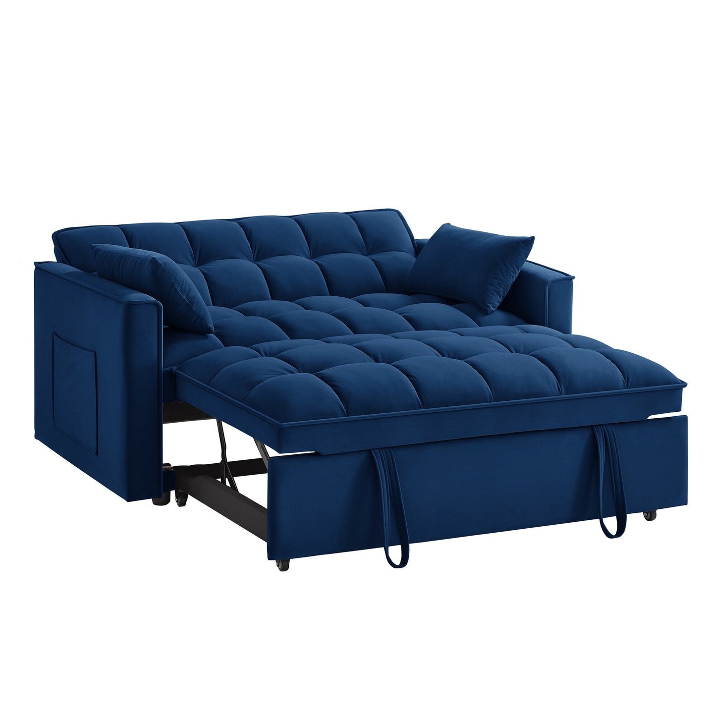 Divano letto estraibile 4 in 1 in velluto