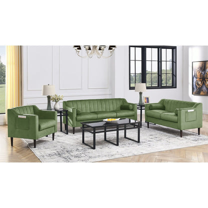 Divano Chesterfield imbottito in velluto