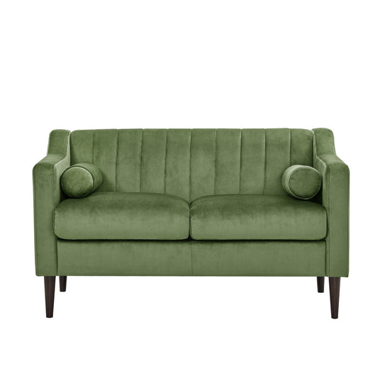 Divano Chesterfield imbottito in velluto