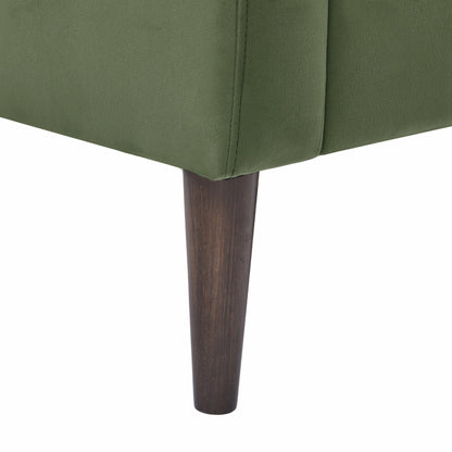 Divano Chesterfield imbottito in velluto