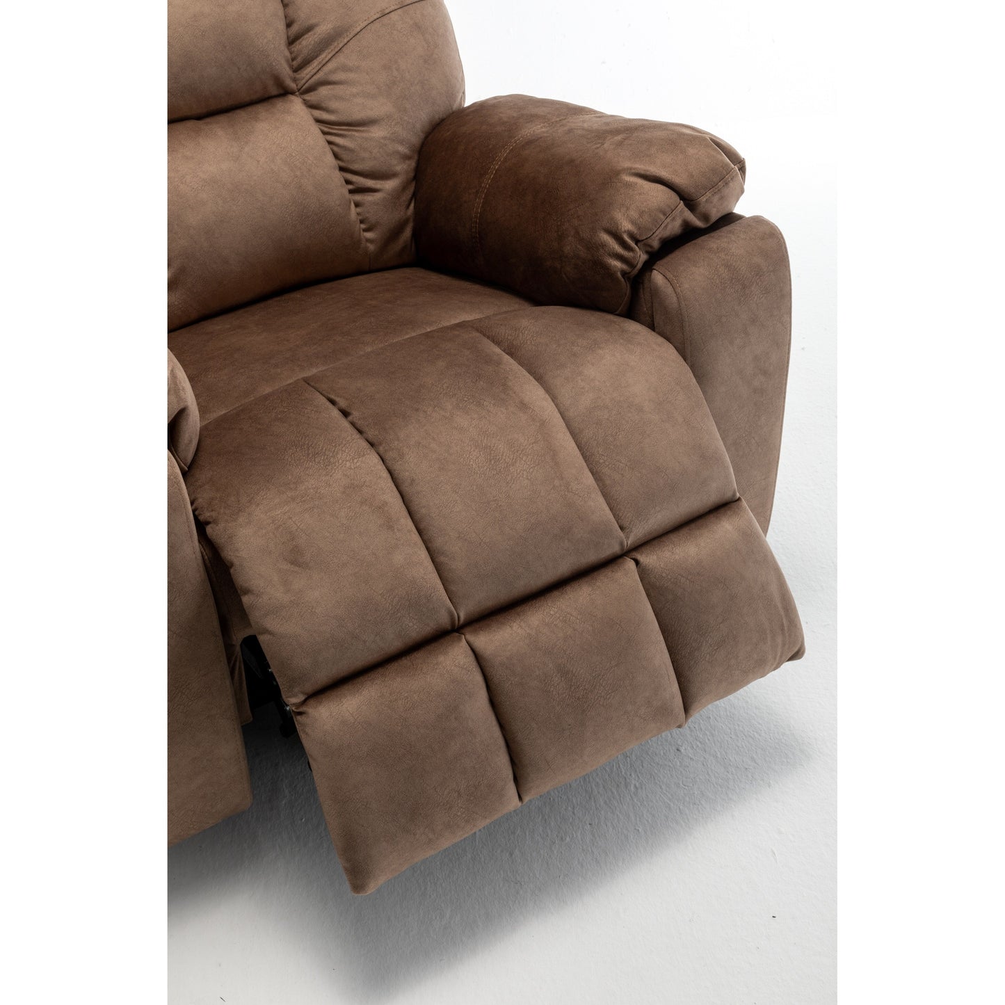 Poltrona reclinabile elettrica Velvet Wide con riscaldamento, massaggio e motore silenzioso