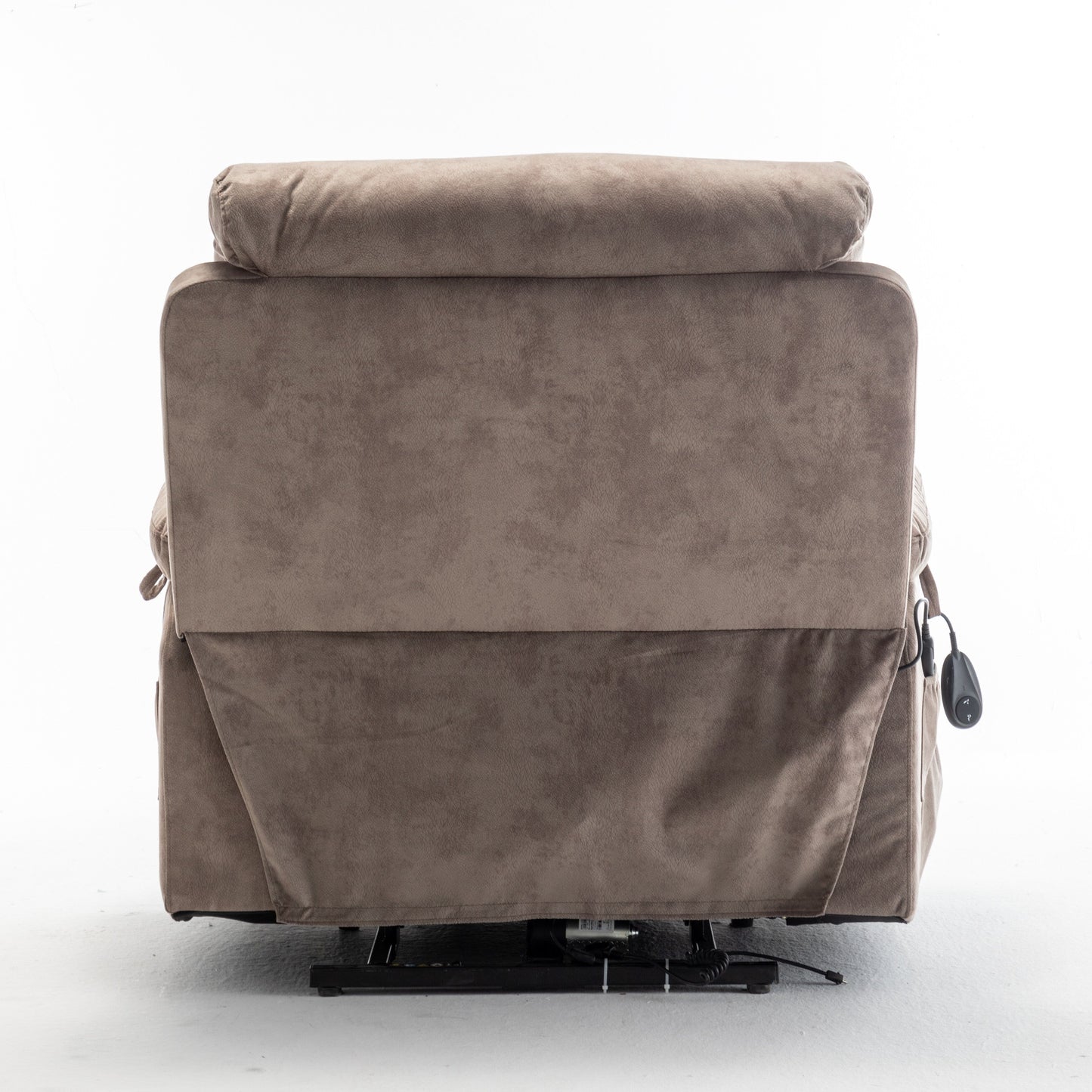 Poltrona reclinabile elettrica Velvet Wide con riscaldamento, massaggio e motore silenzioso