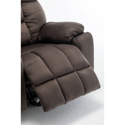 Poltrona reclinabile elettrica Velvet Wide con riscaldamento, massaggio e motore silenzioso