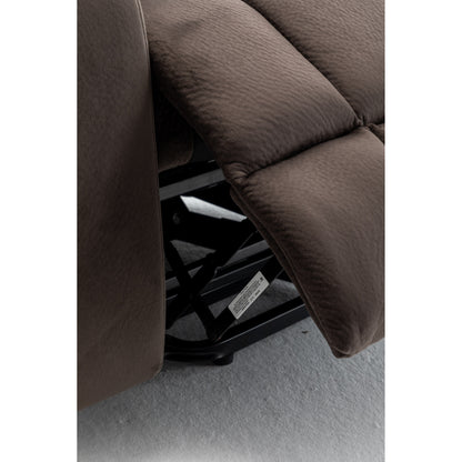 Poltrona reclinabile elettrica Velvet Wide con riscaldamento, massaggio e motore OKIN silenzioso