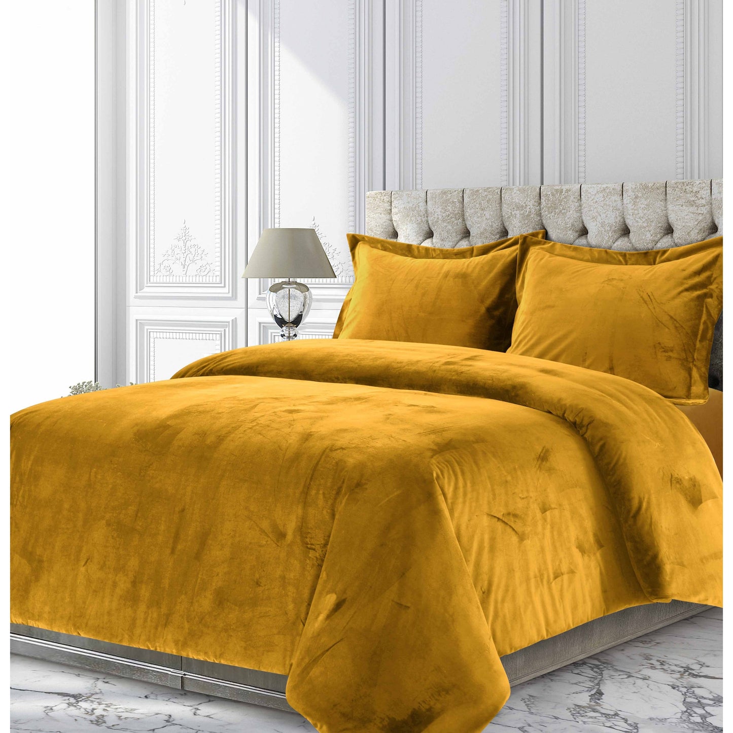 Set copripiumino oversize in velluto di Venezia