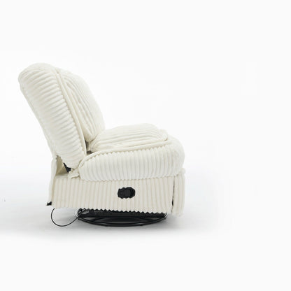 Divano reclinabile versatile in velluto a coste per relax e comfort