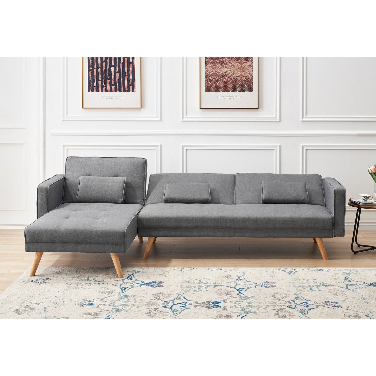 Divano letto pieghevole versatile per soggiorno - Divano multifunzionale e confortevole per piccoli spazi