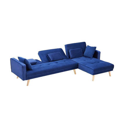 Divano letto pieghevole versatile per soggiorno - Divano multifunzionale e confortevole per piccoli spazi