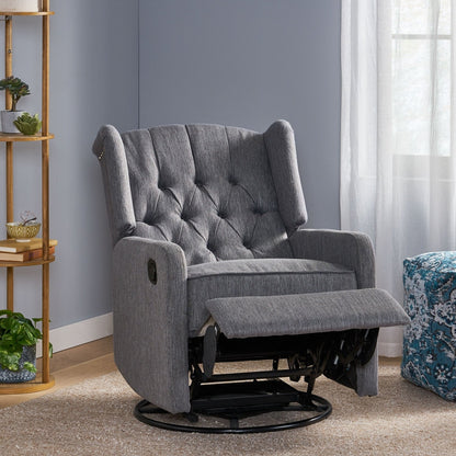 Poltrona reclinabile manuale versatile dal design senza tempo