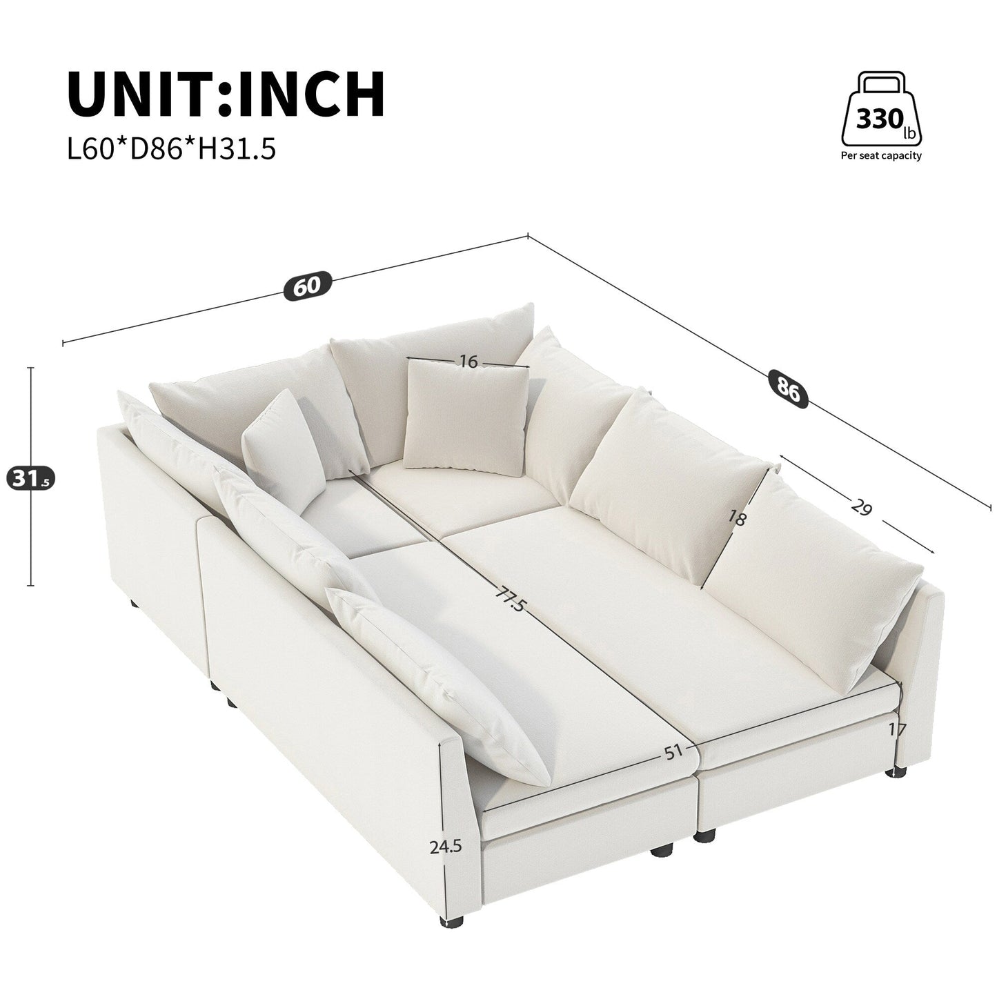 Divano letto versatile - Ideale per soggiorni e camere degli ospiti