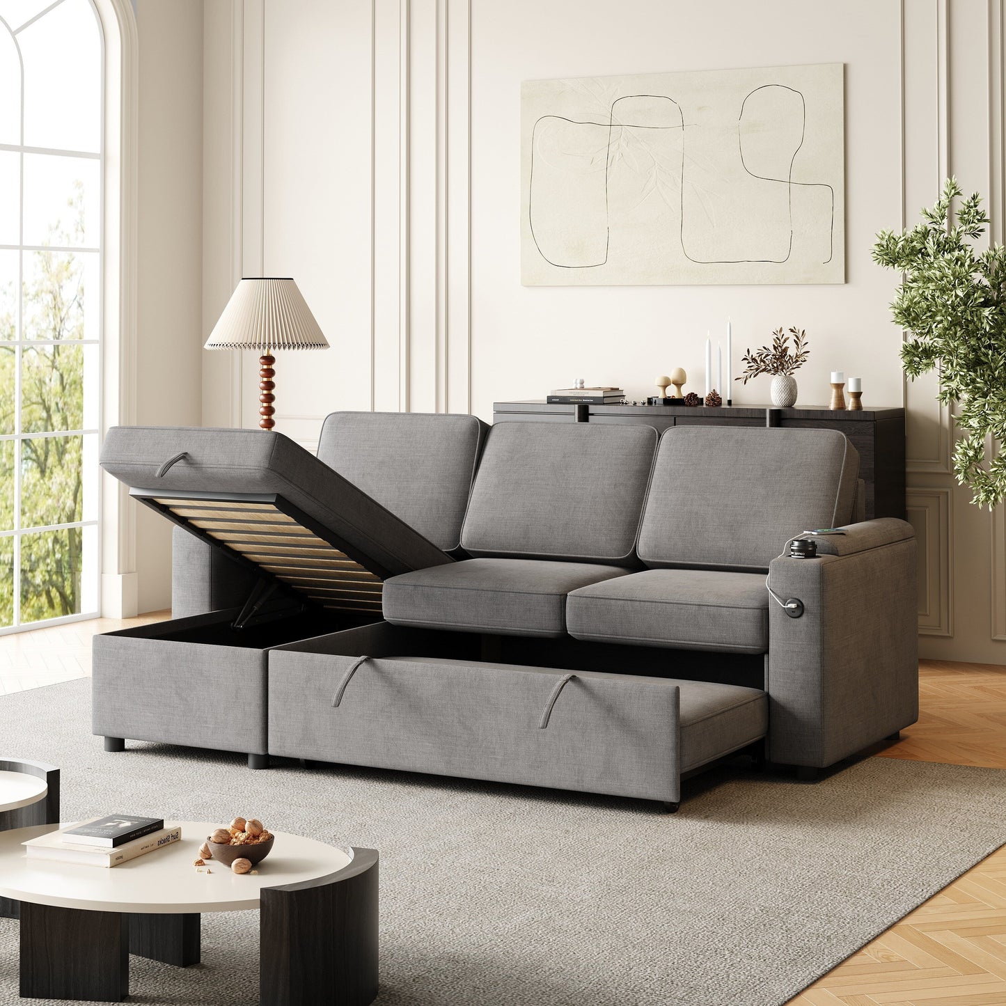 Divano letto versatile - Ideale per soggiorni e camere degli ospiti