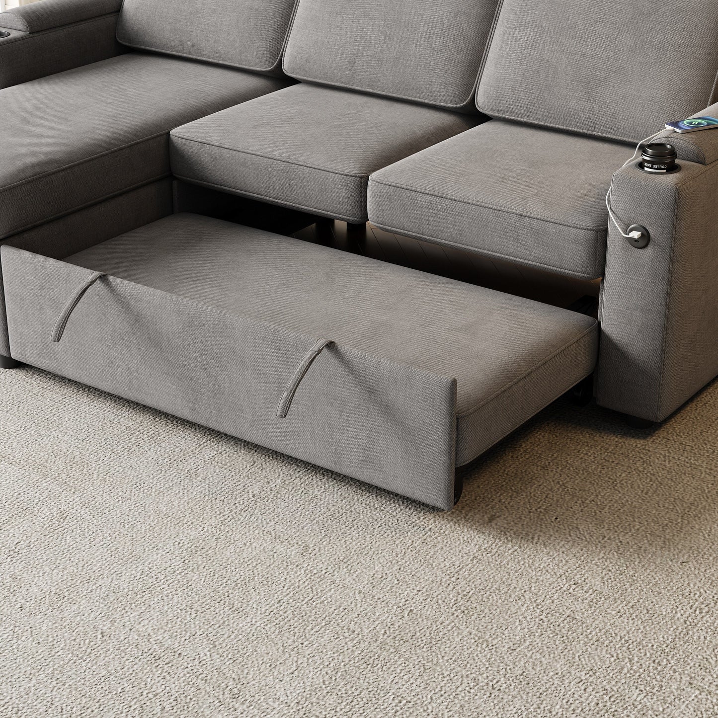 Divano letto versatile - Ideale per soggiorni e camere degli ospiti