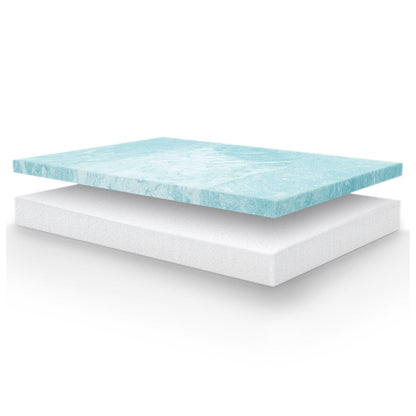 Materasso in memory foam Vibe Heather Grey 8 Gel in una scatola, confezione ultra piccola