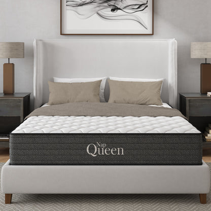Materasso ibrido Victoria King da 10 pollici con gel rinfrescante, certificato CertiPUR-US
