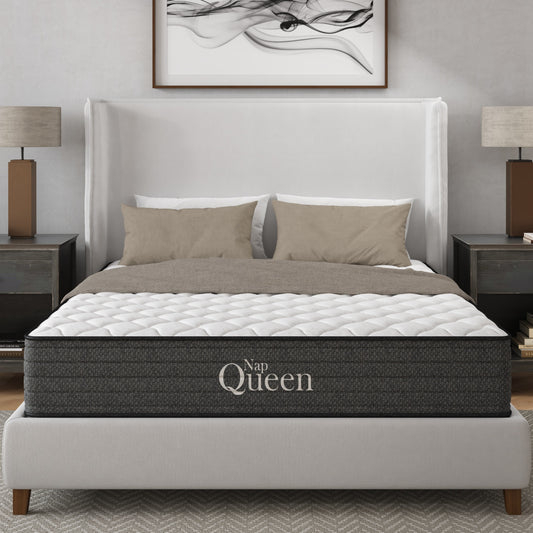 Materasso ibrido Victoria 10 pollici Queen Cooling Gel, certificato CertiPUR-US