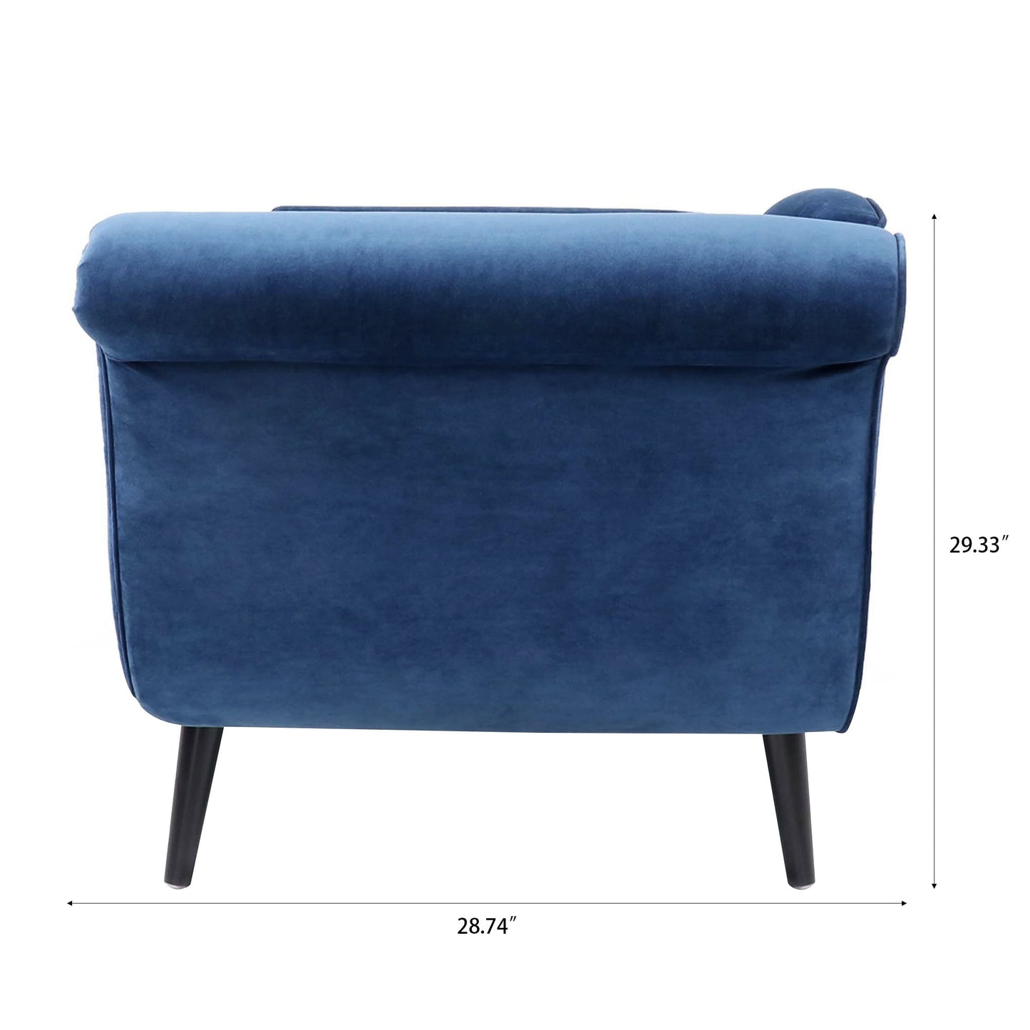 Chaise longue vintage con braccioli a spirale di Christopher Knight Home