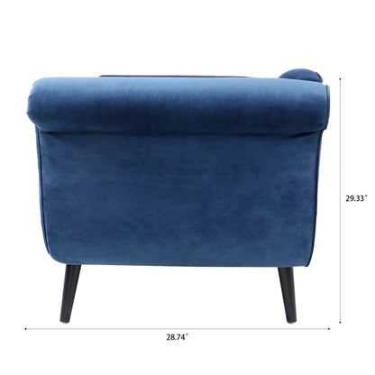 Chaise longue vintage con braccioli a spirale di Christopher Knight Home