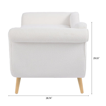 Chaise longue vintage con braccioli a spirale di Christopher Knight Home