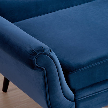 Chaise longue vintage con braccioli a spirale di Christopher Knight Home
