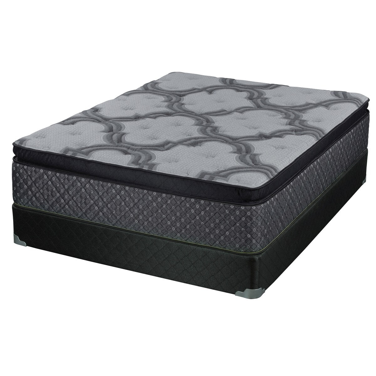 Materasso Vonna grigio e nero 15,5" Eastern King