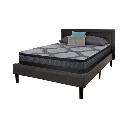 Materasso Vonna grigio e nero 15,5" Eastern King