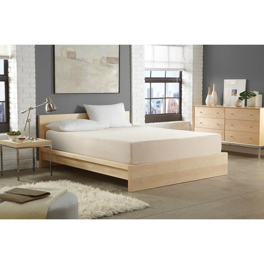 Materasso in memory foam con supporto in peluche raffreddato a convezione WHITE by Sarah Peyton da 8 pollici per letto matrimoniale